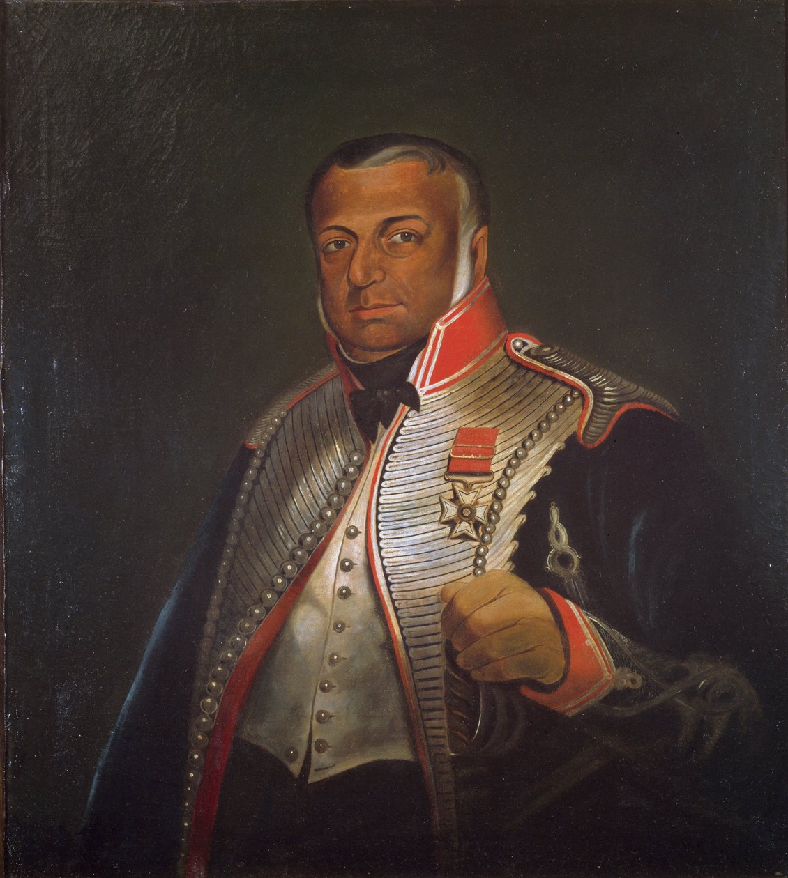 Albay James Skinner CB (1778-1841) Yerel At 1. Alayı, c.1836 (panelde tuval üzerine yağlı boya) by William Melville