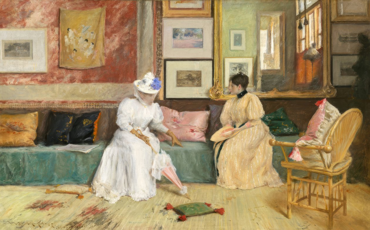 Dostça Bir Çağrı by William Merritt Chase
