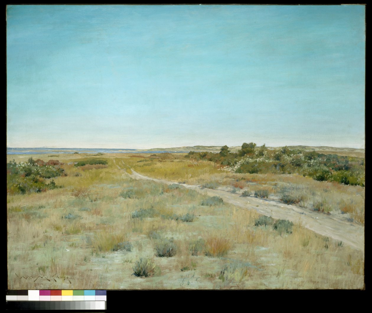 Sonbaharın İlk Dokunuşu (tuval üzerine yağlı boya) by William Merritt Chase
