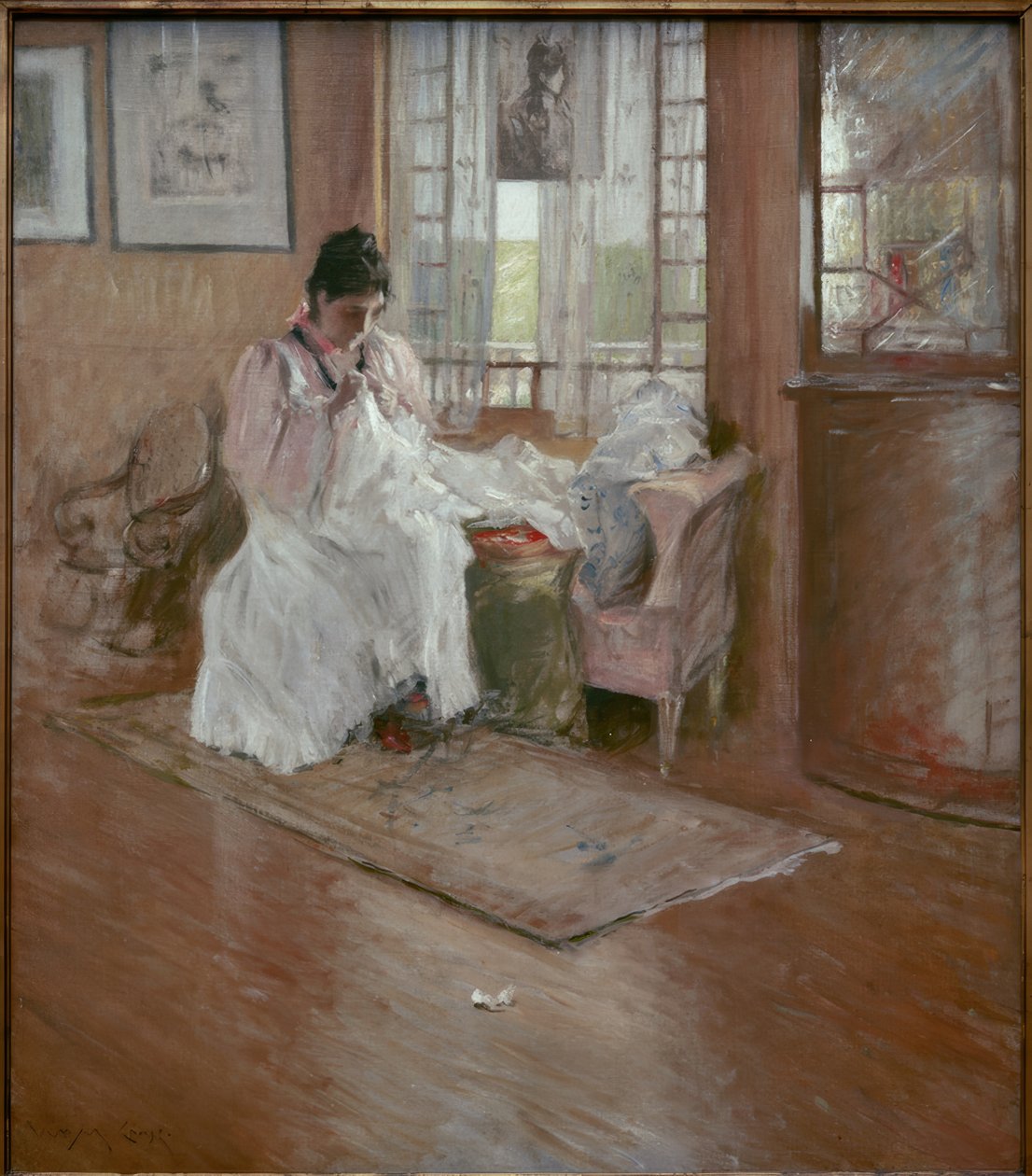 küçük olan için by William Merritt Chase