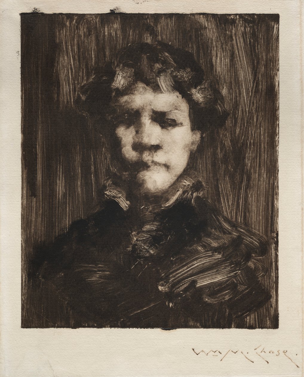 Bir Çocuğun Başkanı. by William Merritt Chase