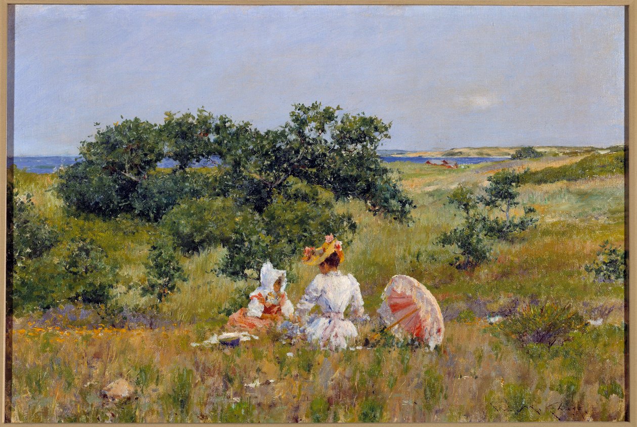Le tale de ücretler Boyama William Merritt Chase (1849-1916) (ec.amer.) 1892 Özel koleksiyon by William Merritt Chase