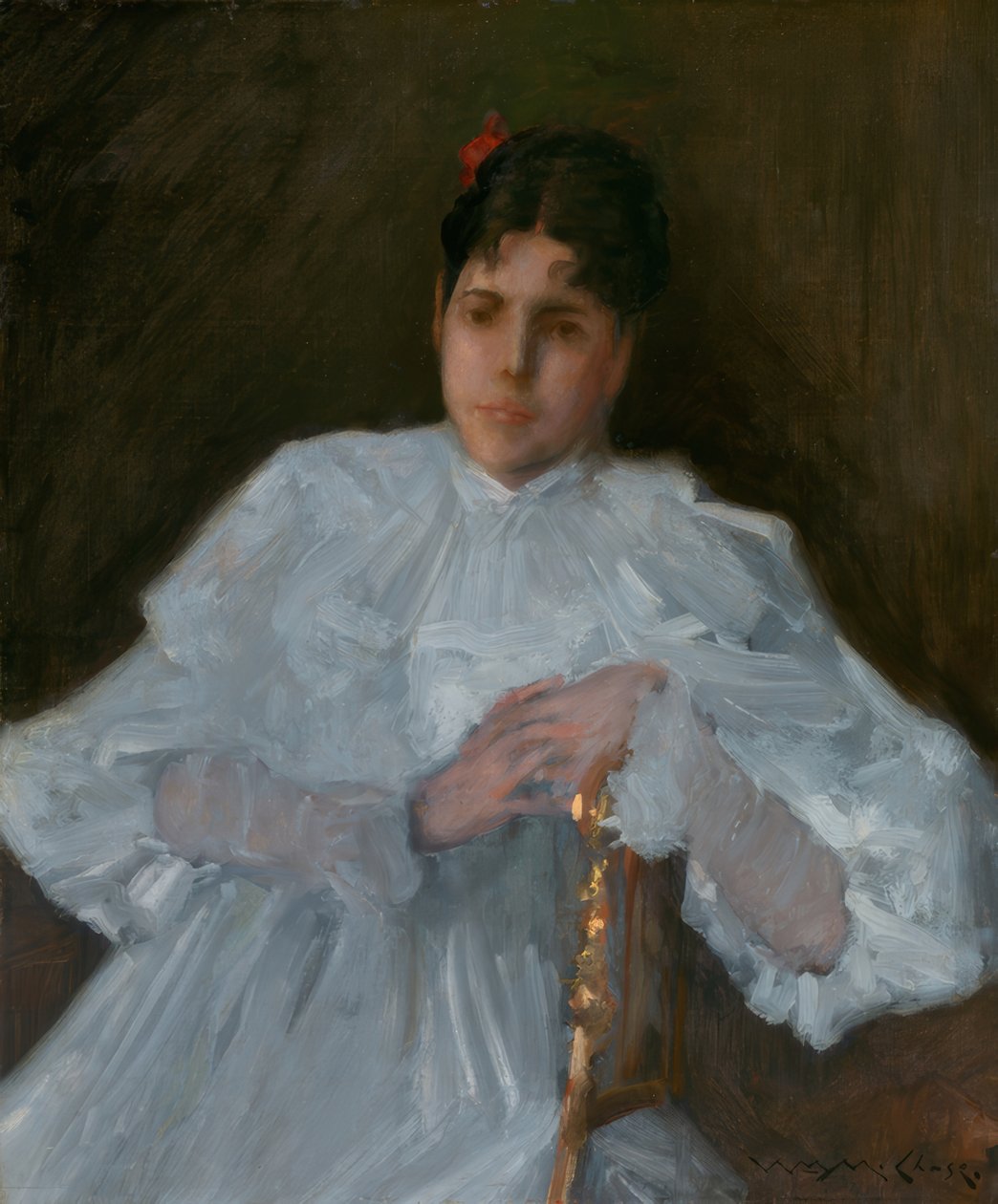 beyaz kız by William Merritt Chase