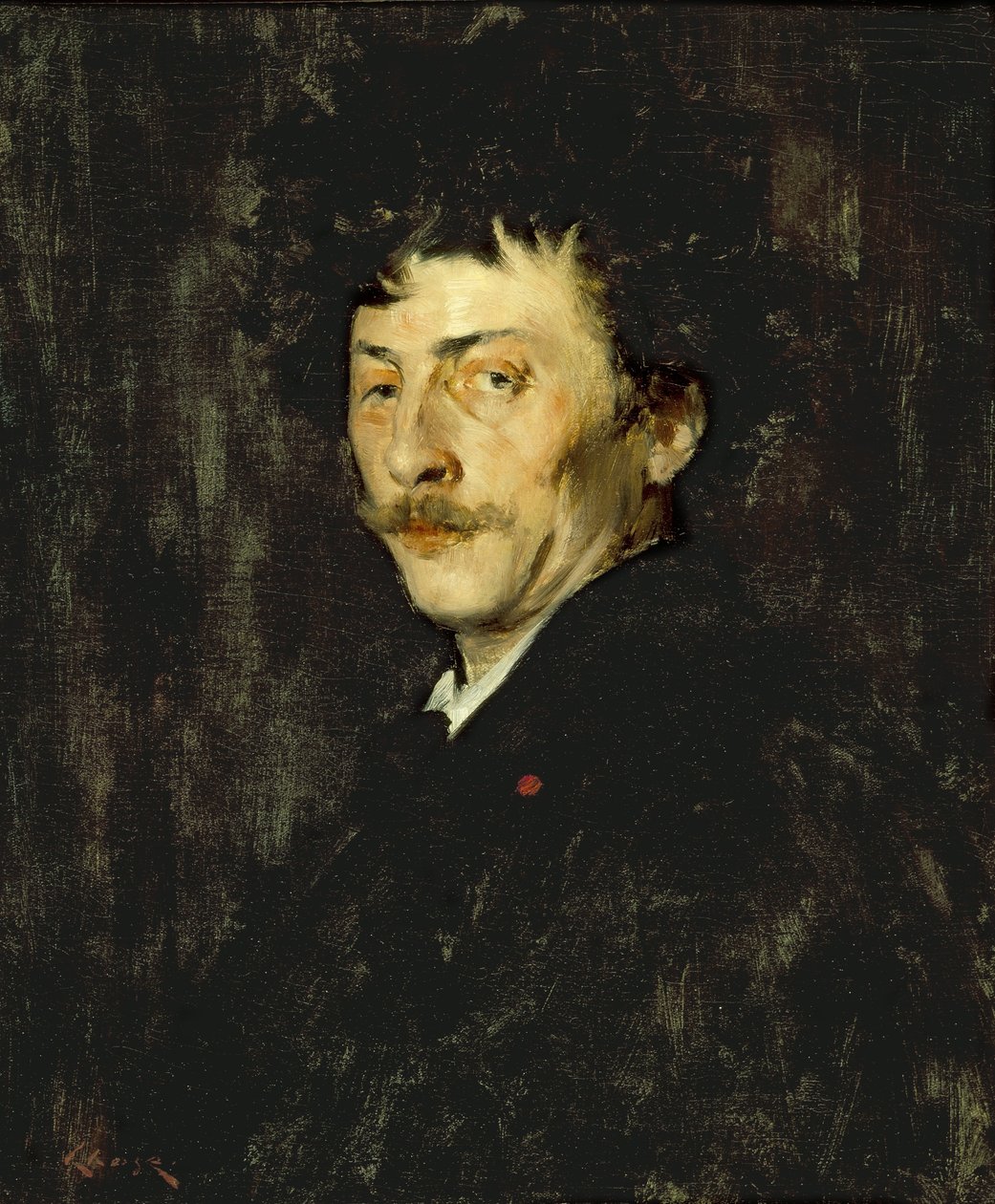 Pablo de Sarasate: Bir Kemancının Portresi, 1875 dolayları by William Merritt Chase