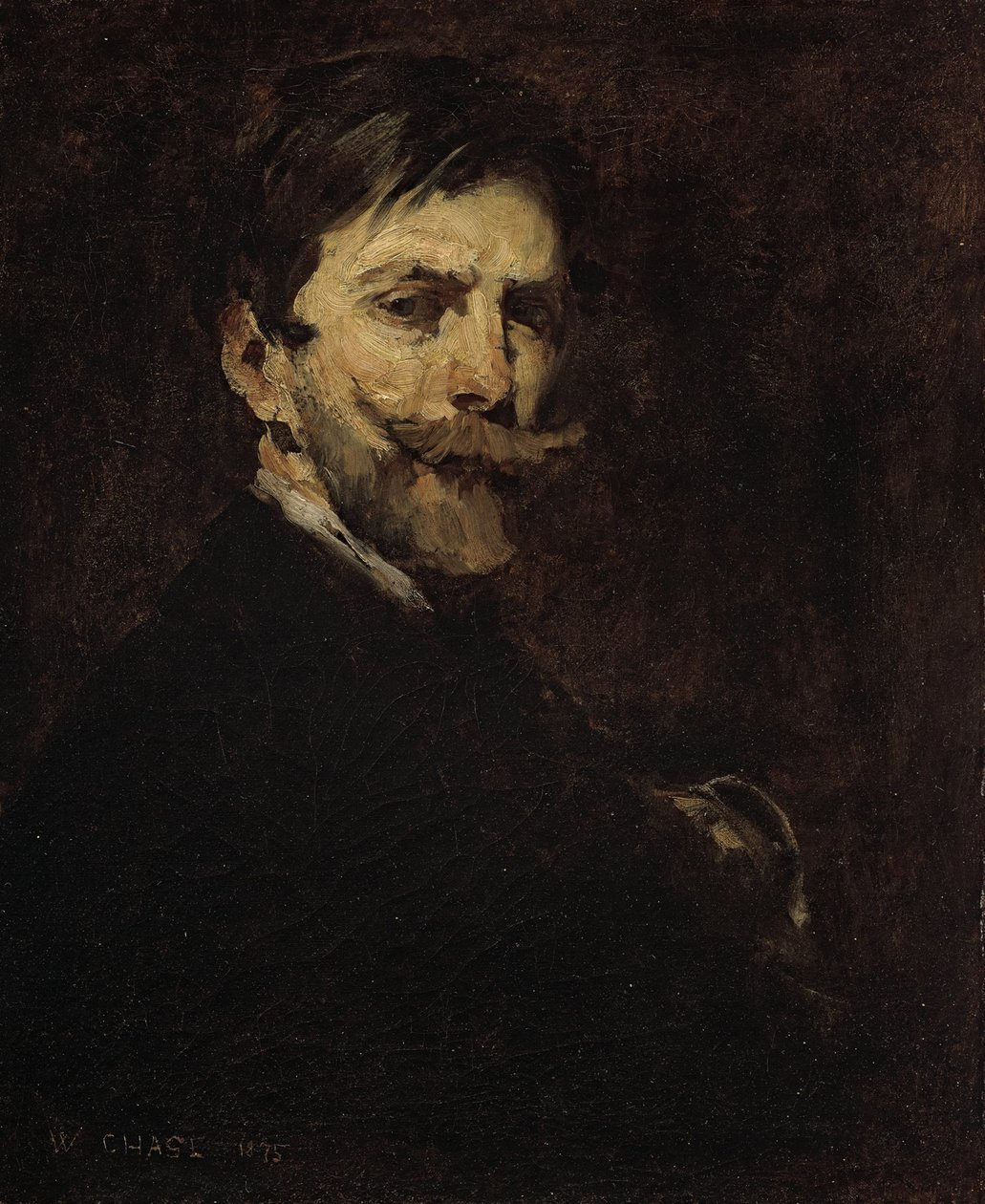 kendi kendine portre by William Merritt Chase