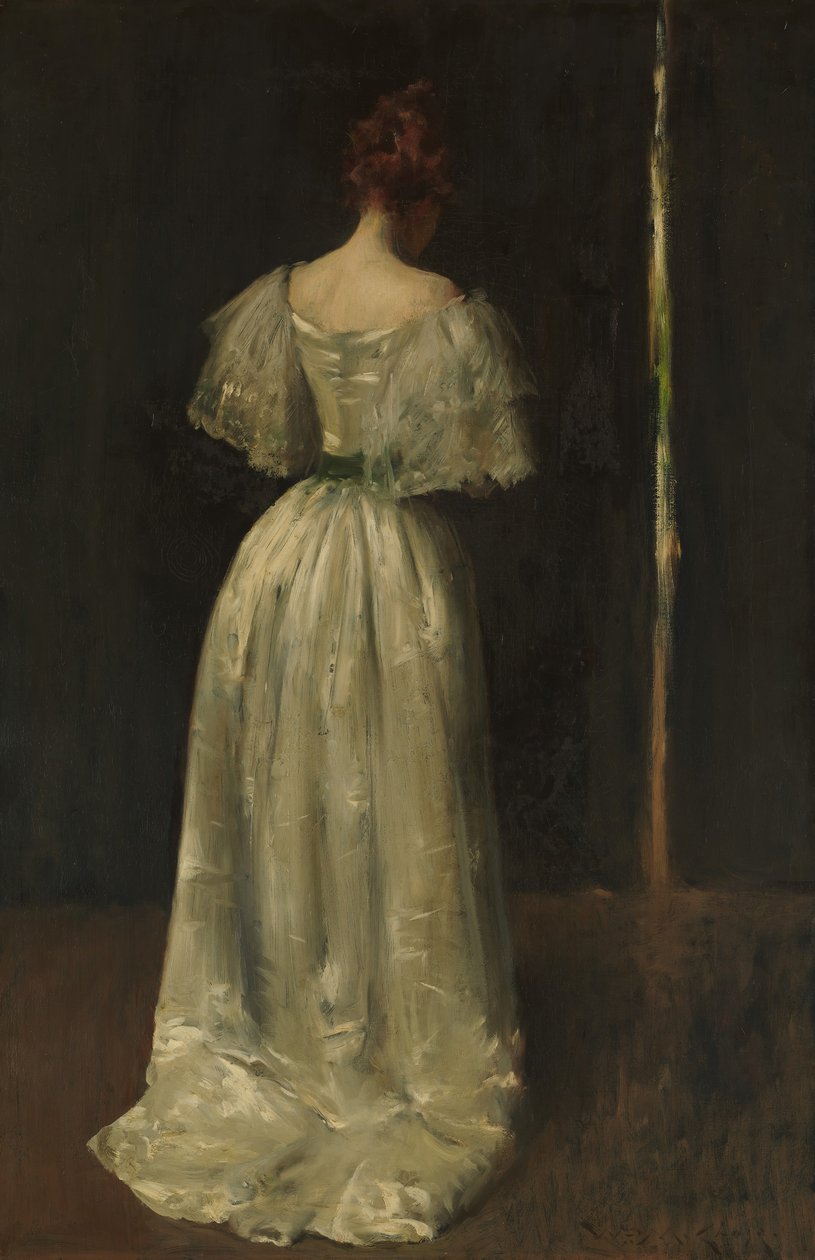Onyedinci Yüzyıl Leydisi, ca. 1895. by William Merritt Chase