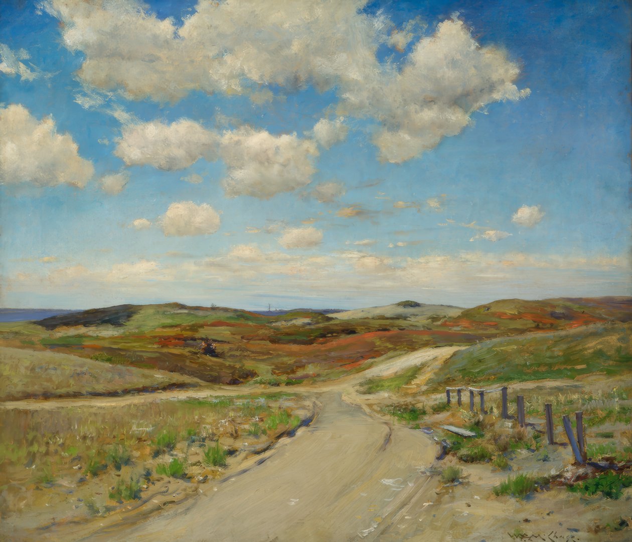 Shinnecock Tepeleri by William Merritt Chase