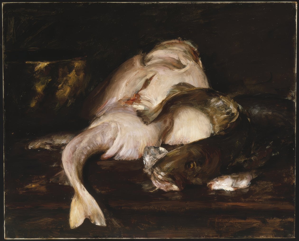 Natürmort, Balık by William Merritt Chase