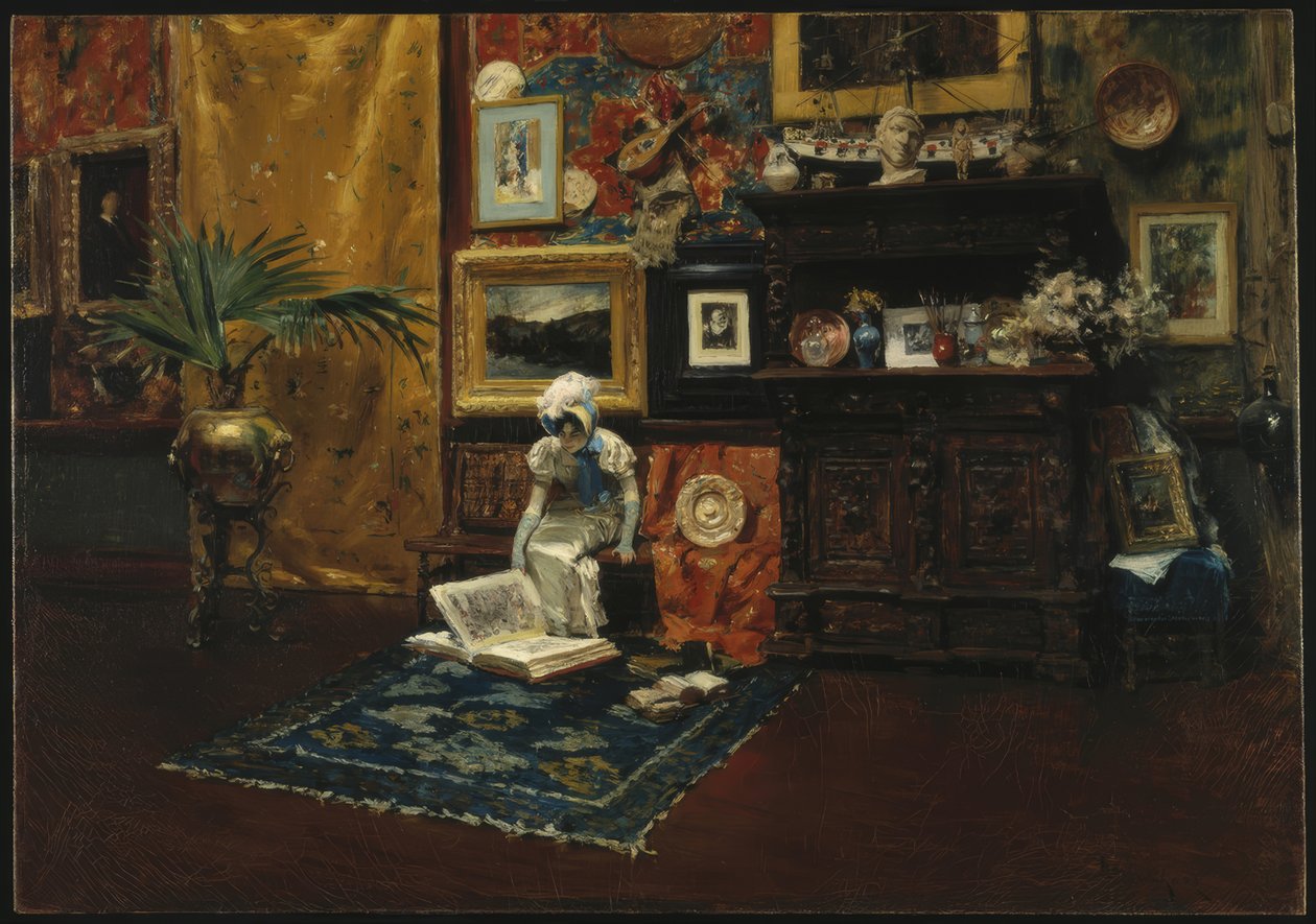 Stüdyo İç Mekan by William Merritt Chase