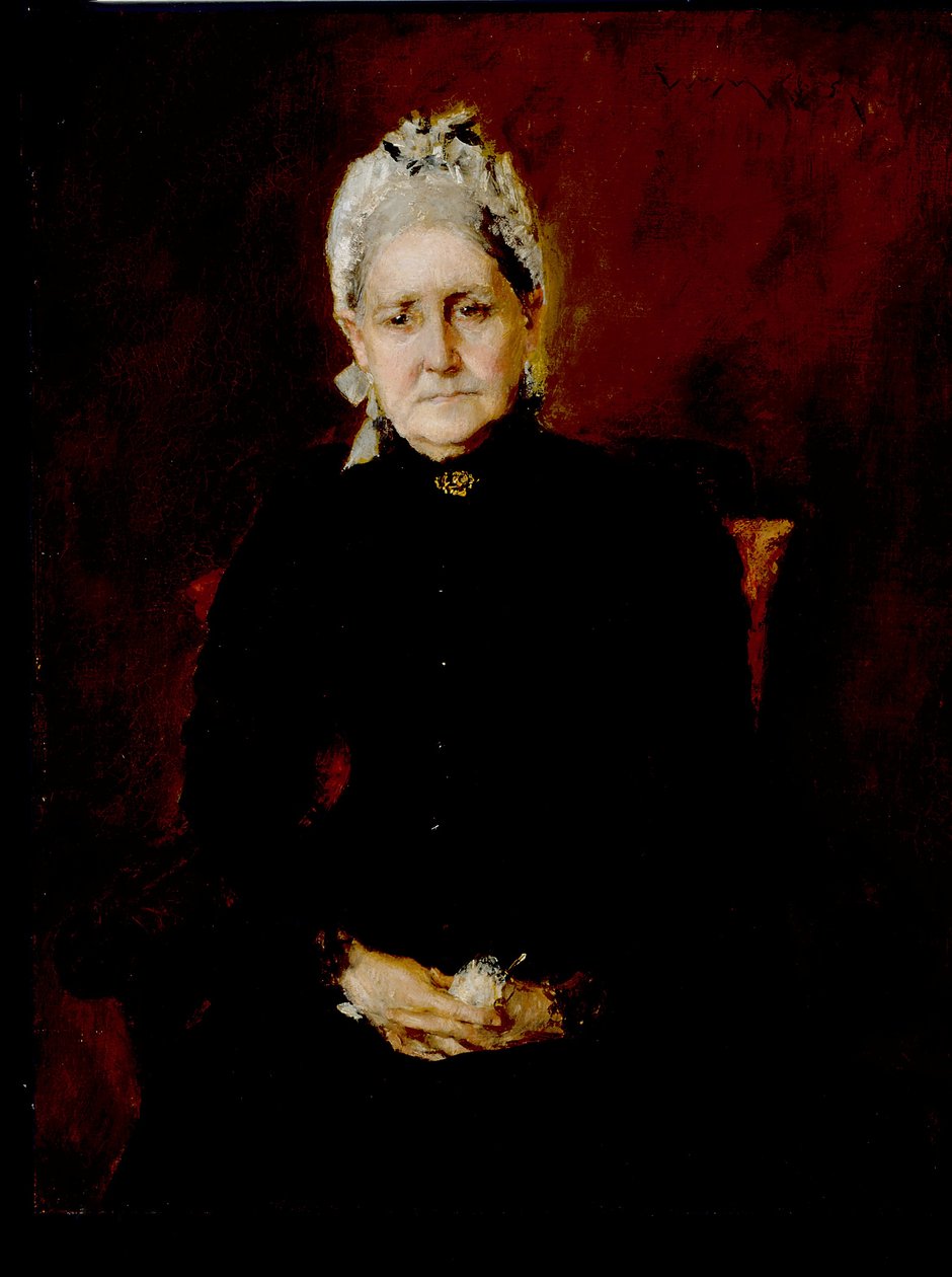 Sanatçının Annesi, Sarah Swaim Chase (tuval üzerine yağlıboya) by William Merritt Chase