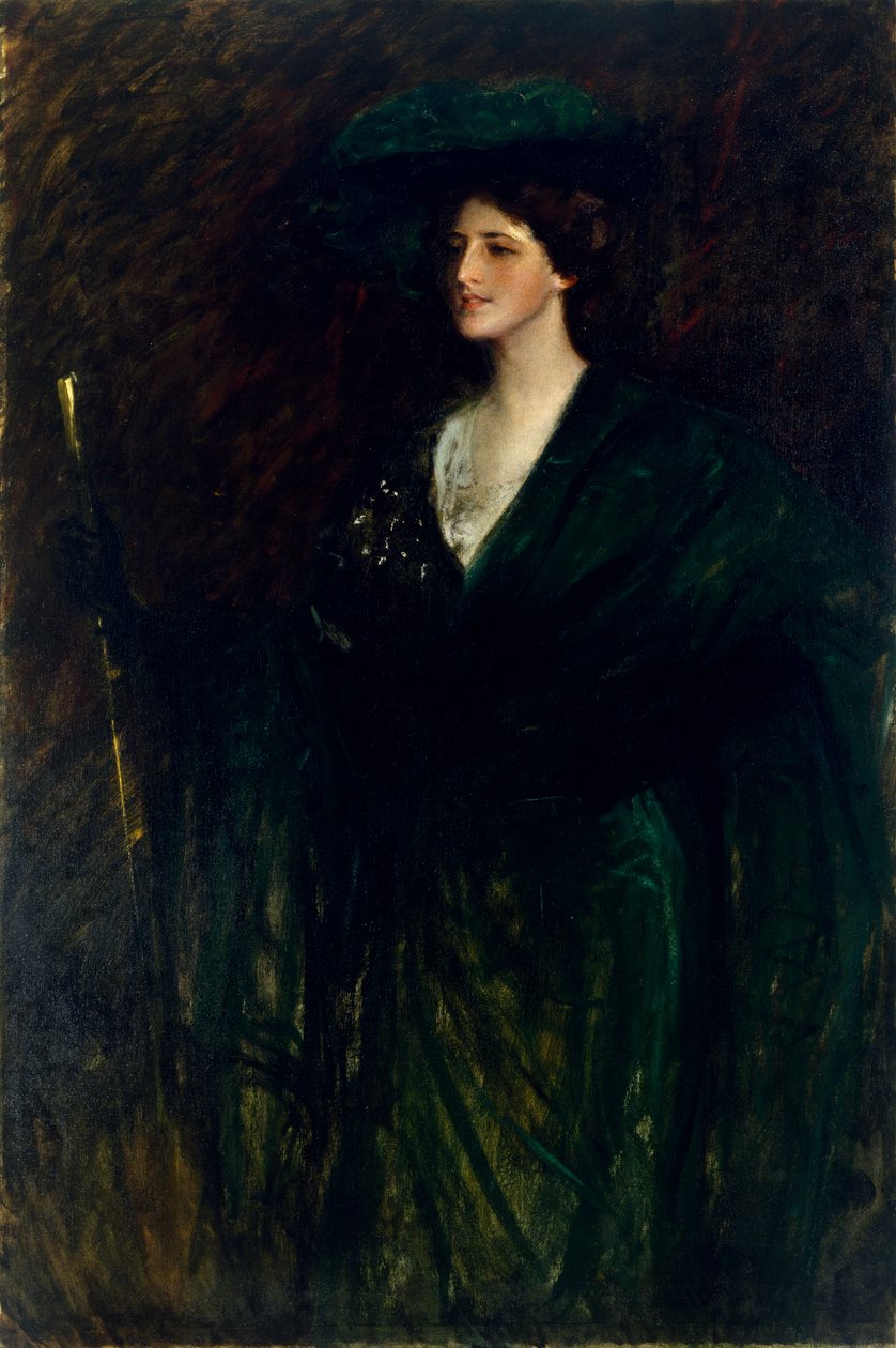 Zümrüt Hanım, c.1896-1900 by William Merritt Chase