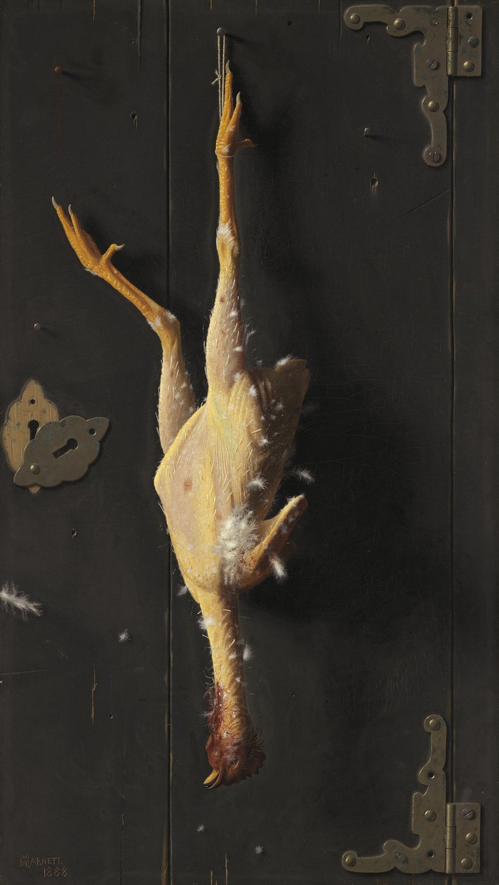Pazar akşam yemeği için, 1888. by William Michael Harnett