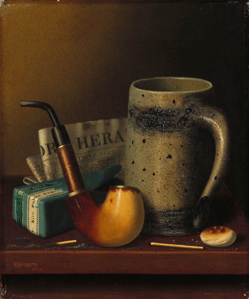 haberci, 1878 by William Michael Harnett