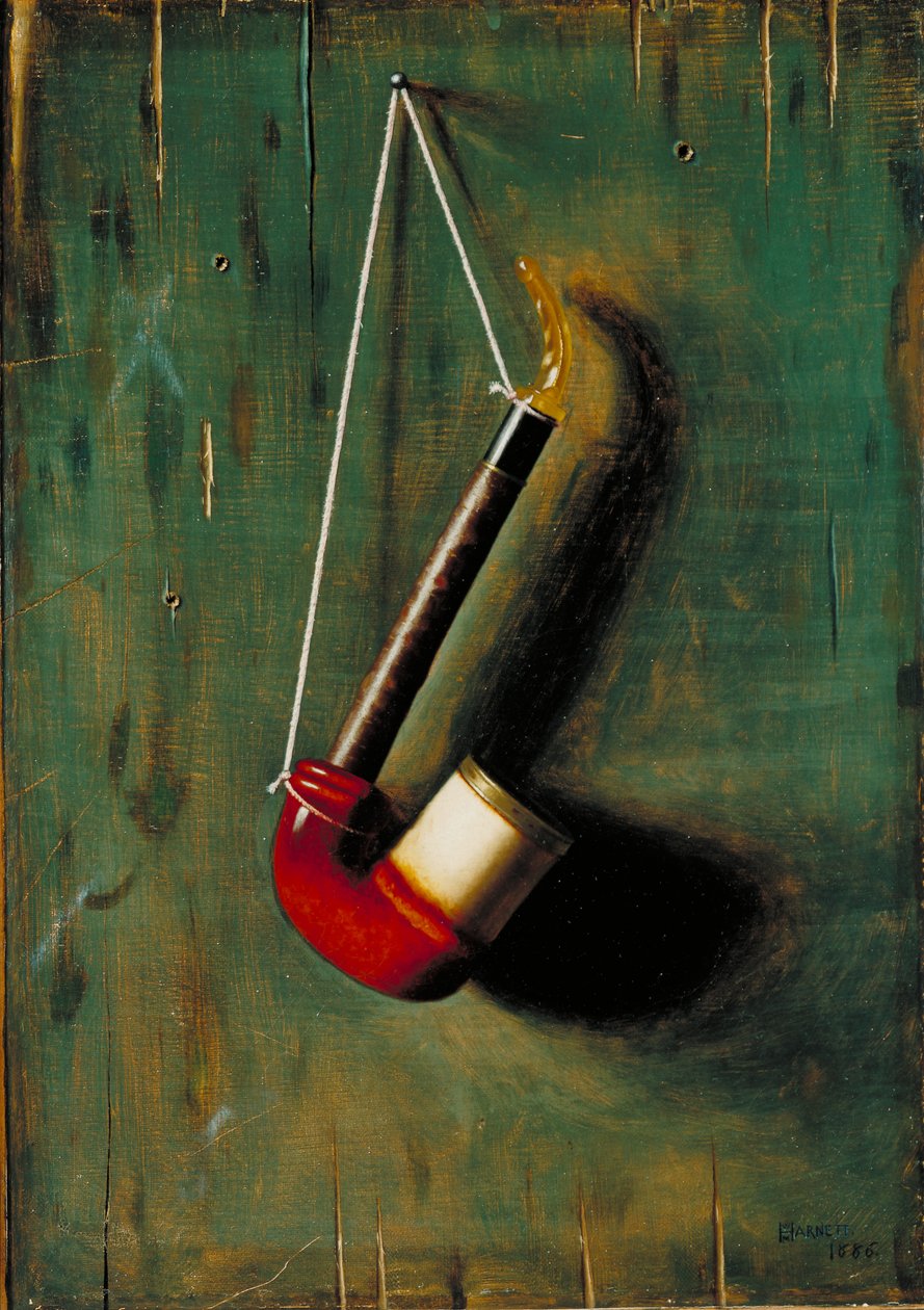 Lületaşı Borusu, 1886 by William Michael Harnett