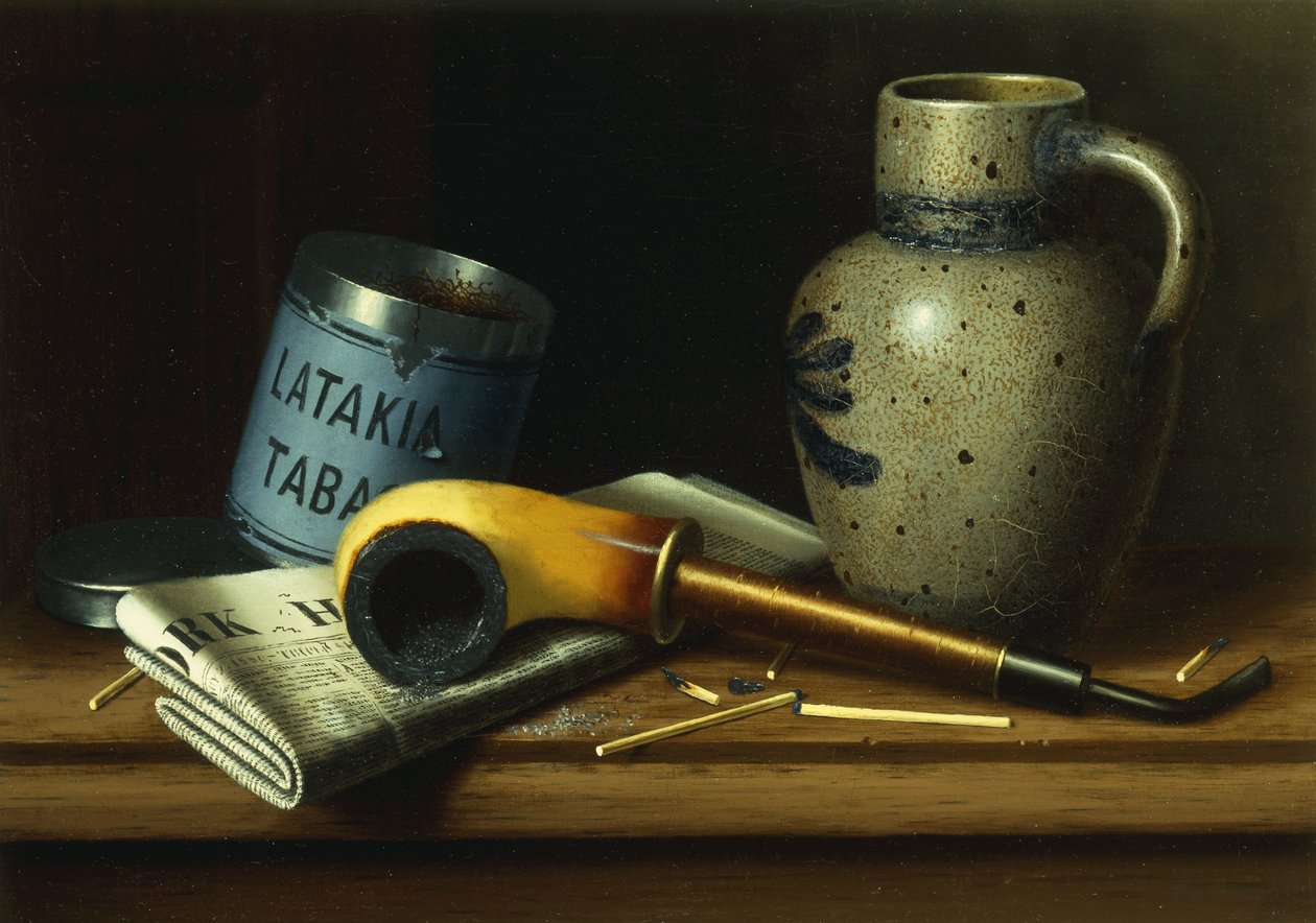 Pipo ve Tütün ile Natürmort, by William Michael Harnett