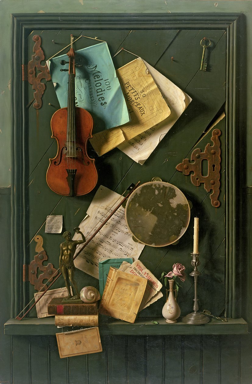 ಓಲ್ಡ್ ಬೀರು ಬಾಗಿಲು, 1889 ಟರ್ಕ್ by William Michael Harnett