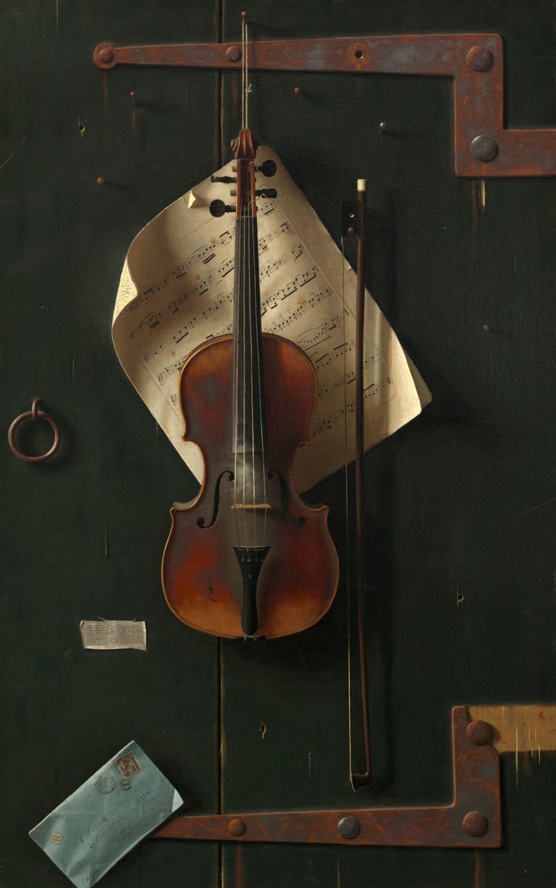 Eski Keman, 1886. by William Michael Harnett