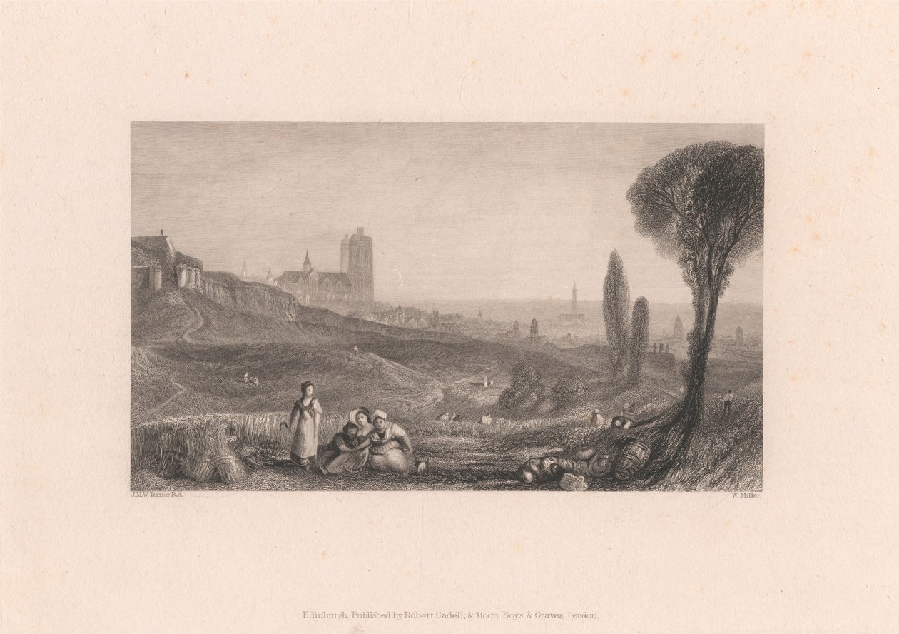 Brüksel - Uzaktan Görünüm by William Miller