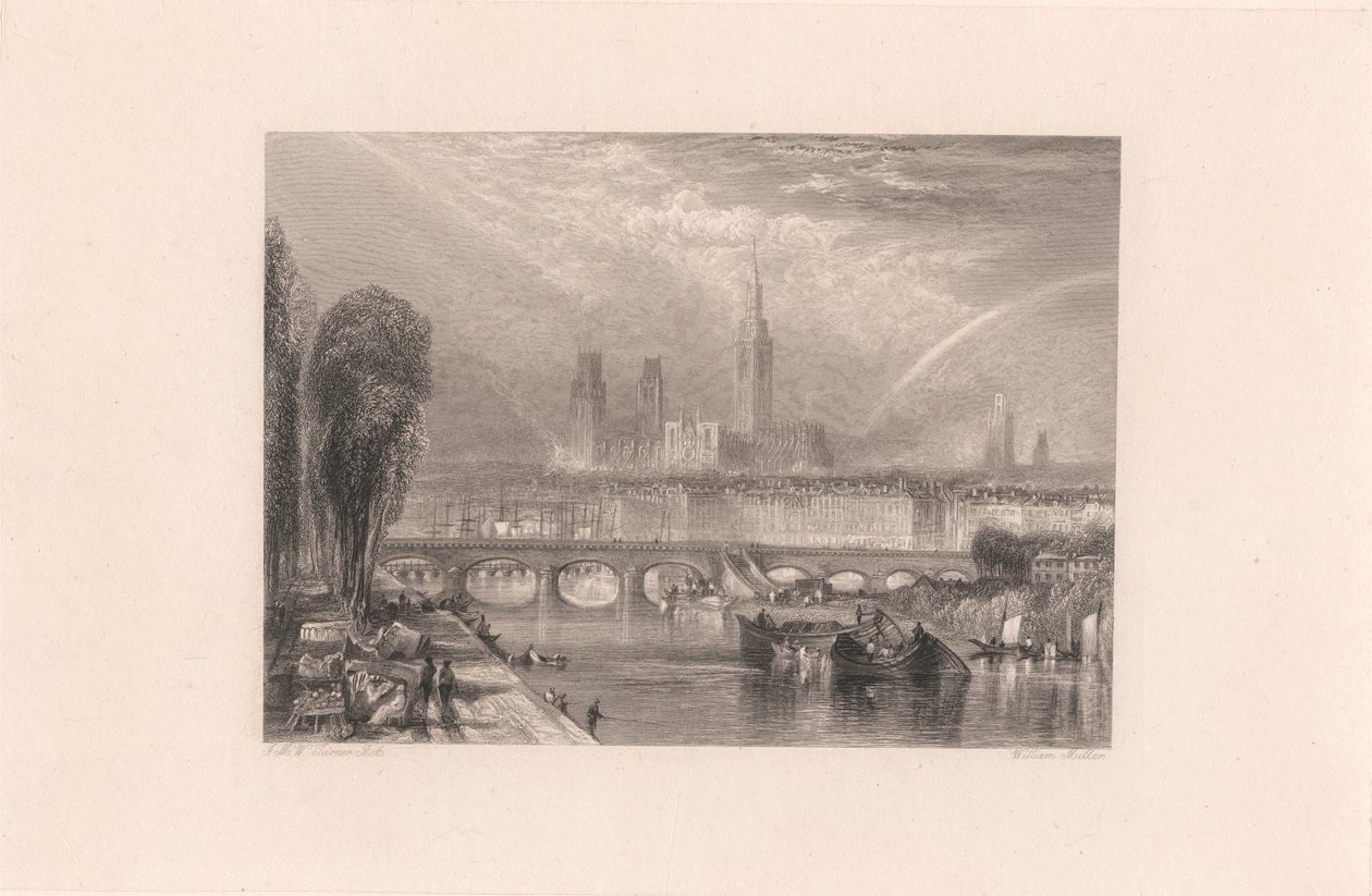 Rouen, nehre bakıyor by William Miller
