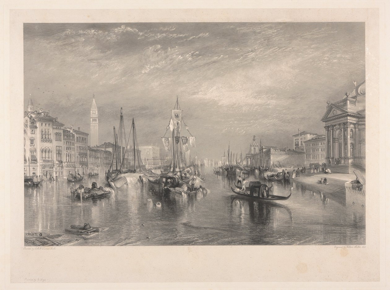 Büyük Kanal, Venedik by William Miller