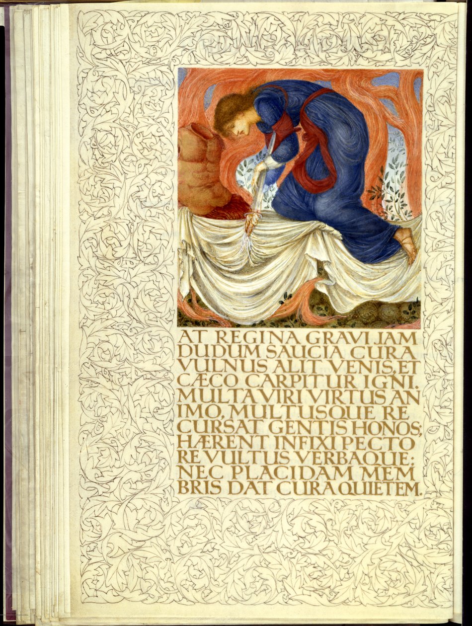 Dido kendini bıçaklıyor, Virgil