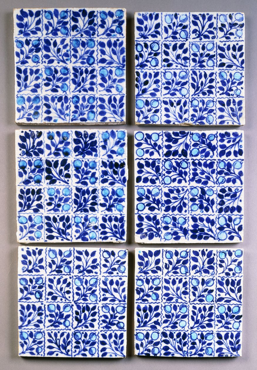 Yedi William Morris mavi 