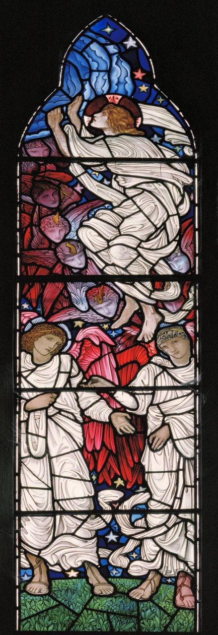 Yükseliş, 1881 (vitray) by William Morris