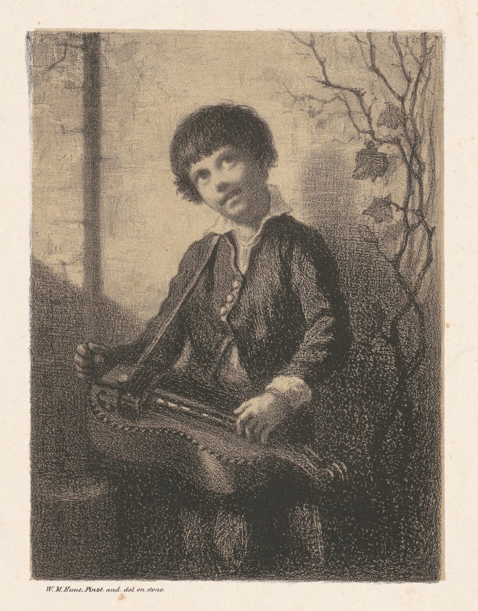 Hurdy-Gurdy Boy by William Morris Hunt