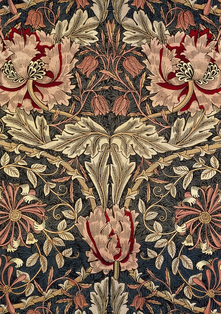Dekoratif kumaş, 1876-1890. by William Morris Tapestry Works