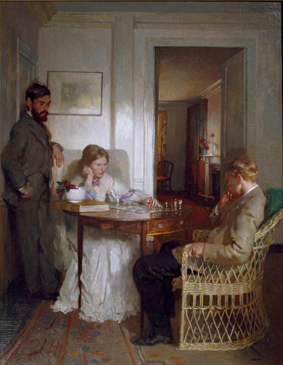 Satranç Oyuncuları, 1902 öncesi by William Newenham Montague Orpen
