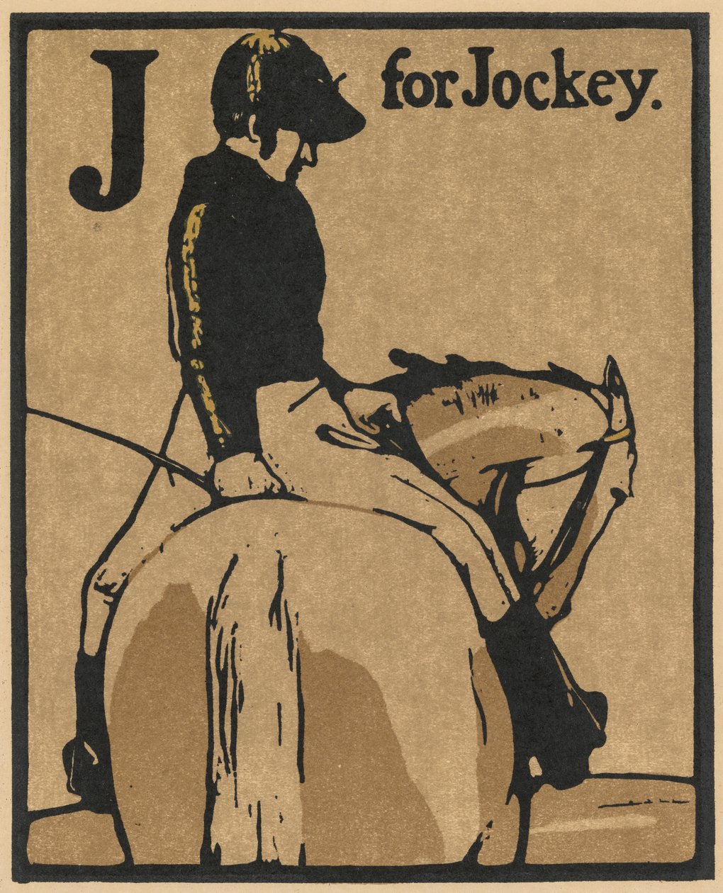 On İki Spordan Bir Almanak: Jokey için J by William Nicholson