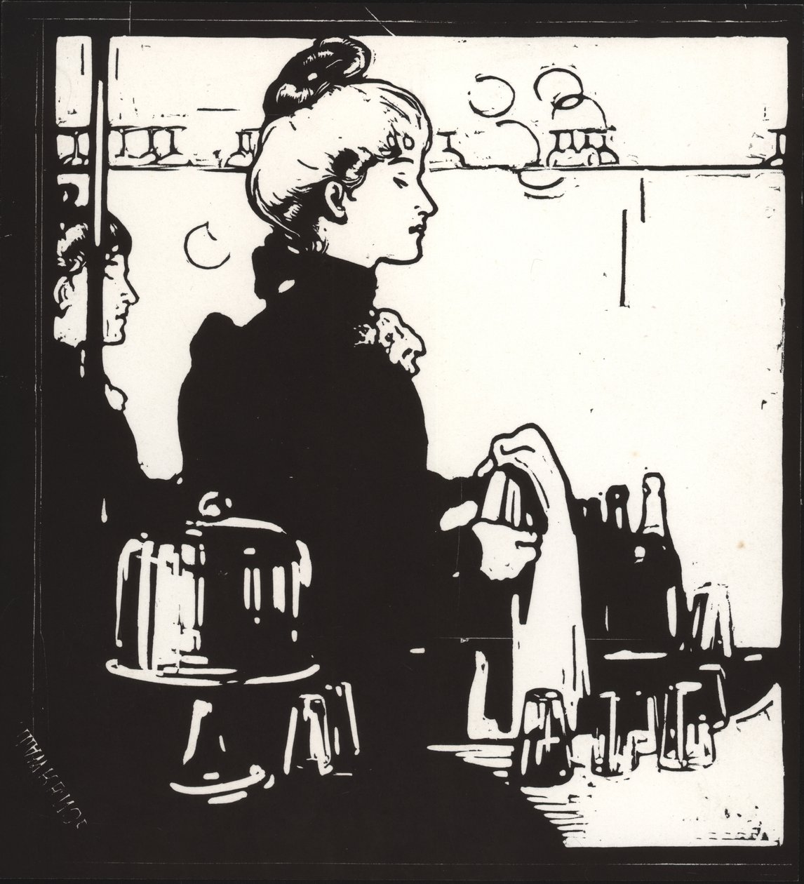 Barmen (Herhangi Bir Bar) by William Nicholson