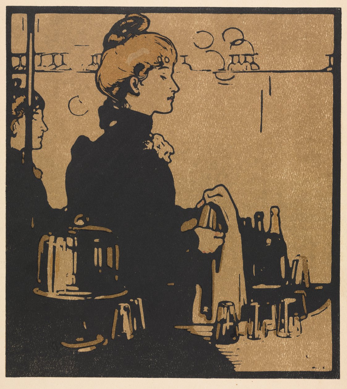 Londra Tipleri: Barmen by William Nicholson