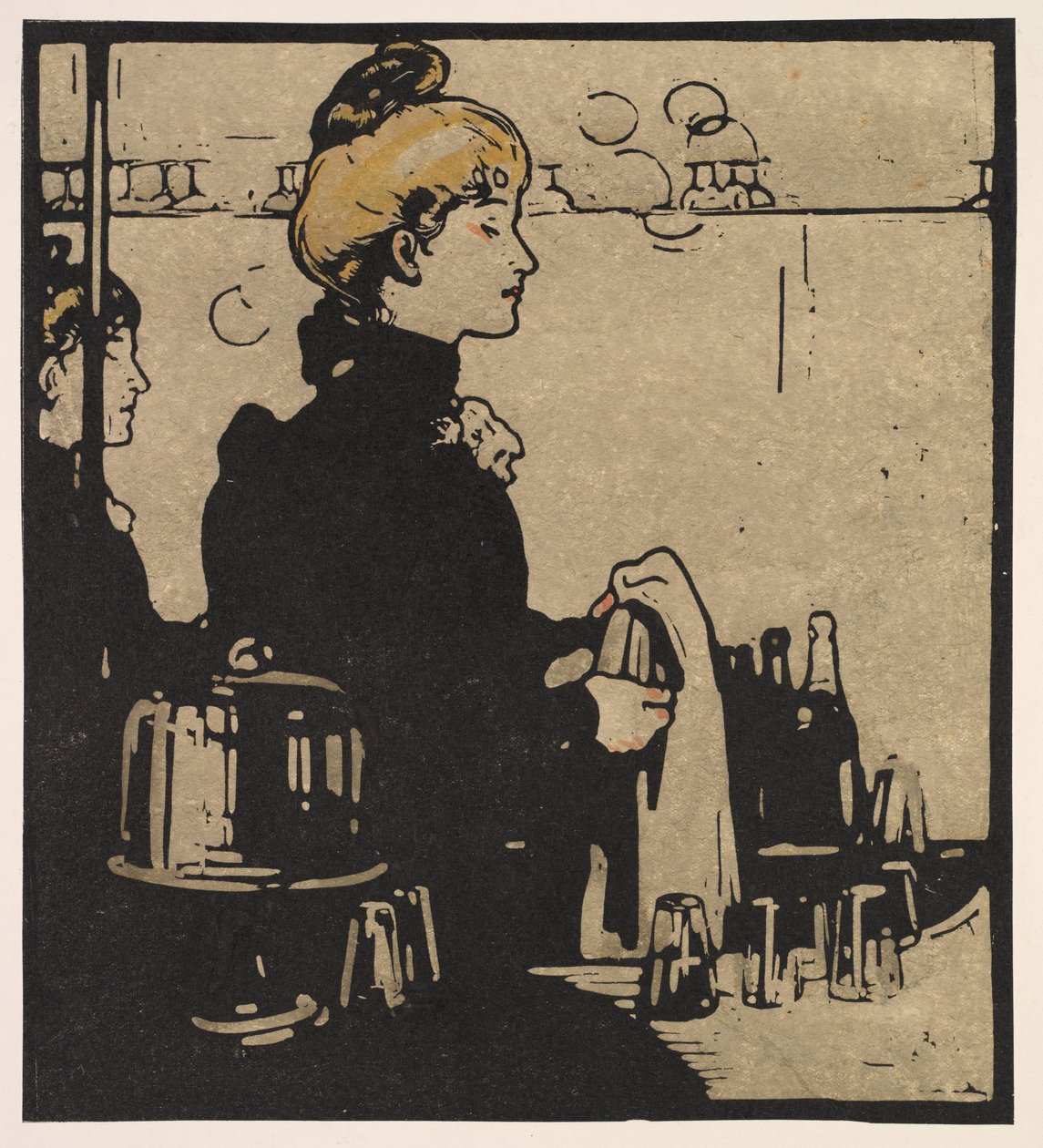 Londra Tipleri: Barmen by William Nicholson