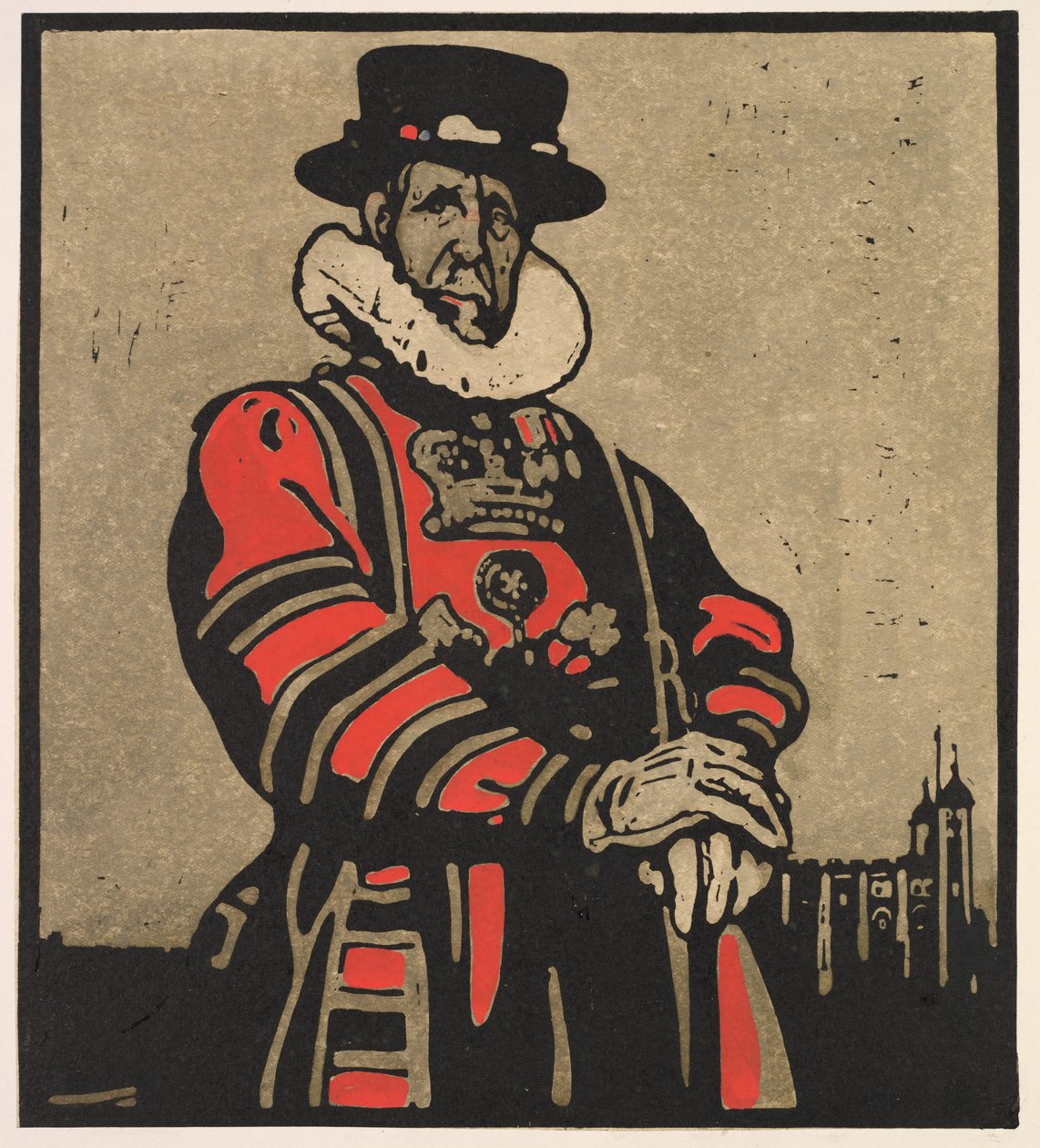 Londra Türleri: Sığır eti yiyen by William Nicholson
