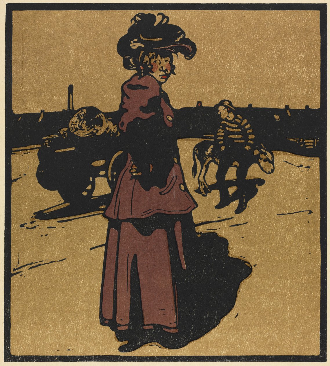 Londra Türleri: Costermonger by William Nicholson