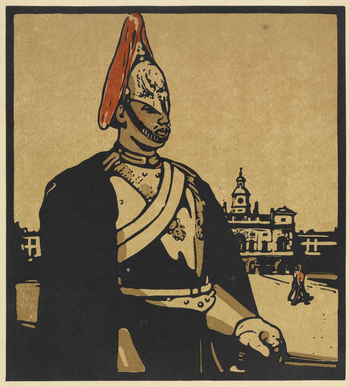 Londra Tipleri: Muhafız by William Nicholson
