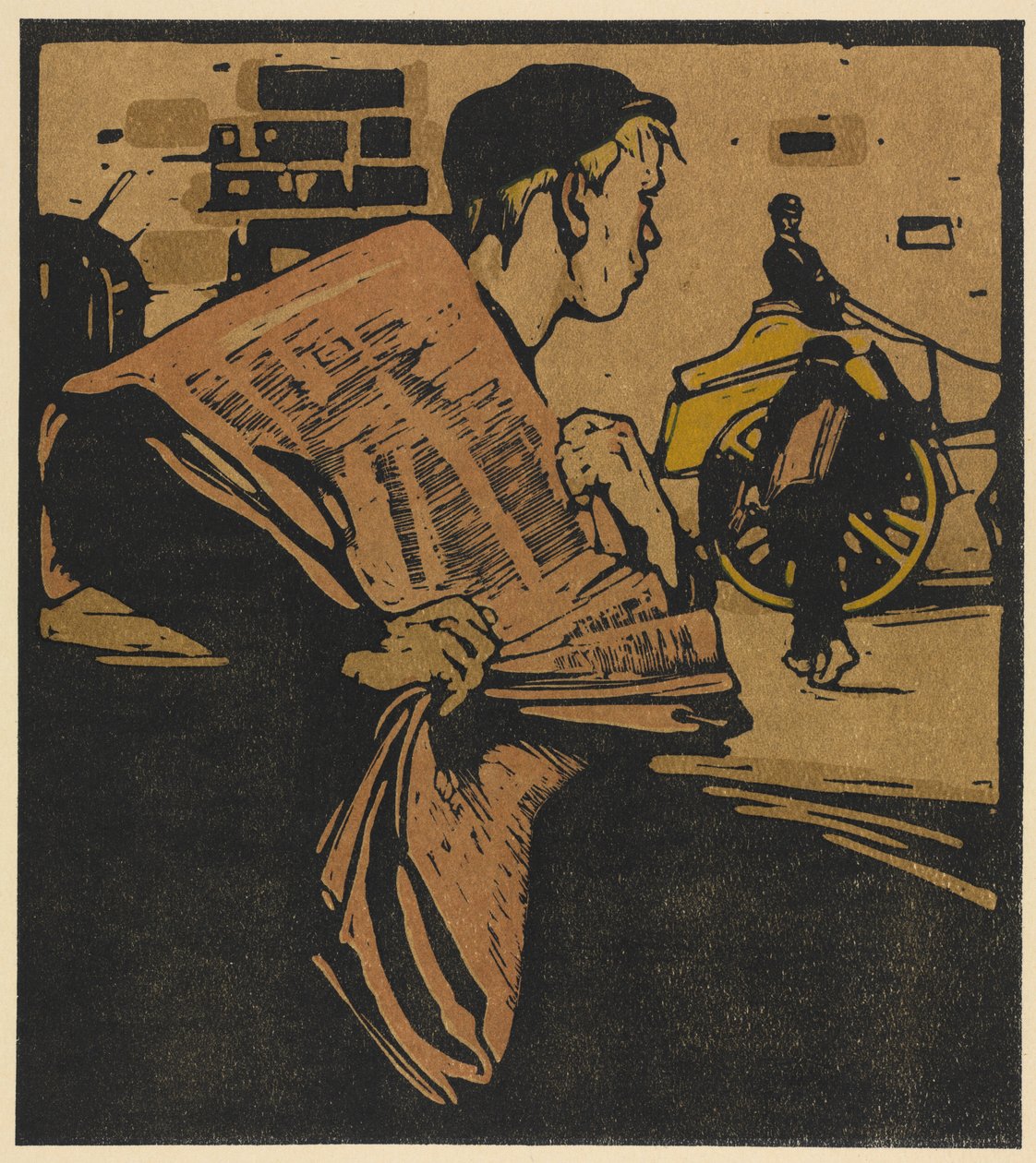 Londra Türleri: Gazete Çocuk by William Nicholson