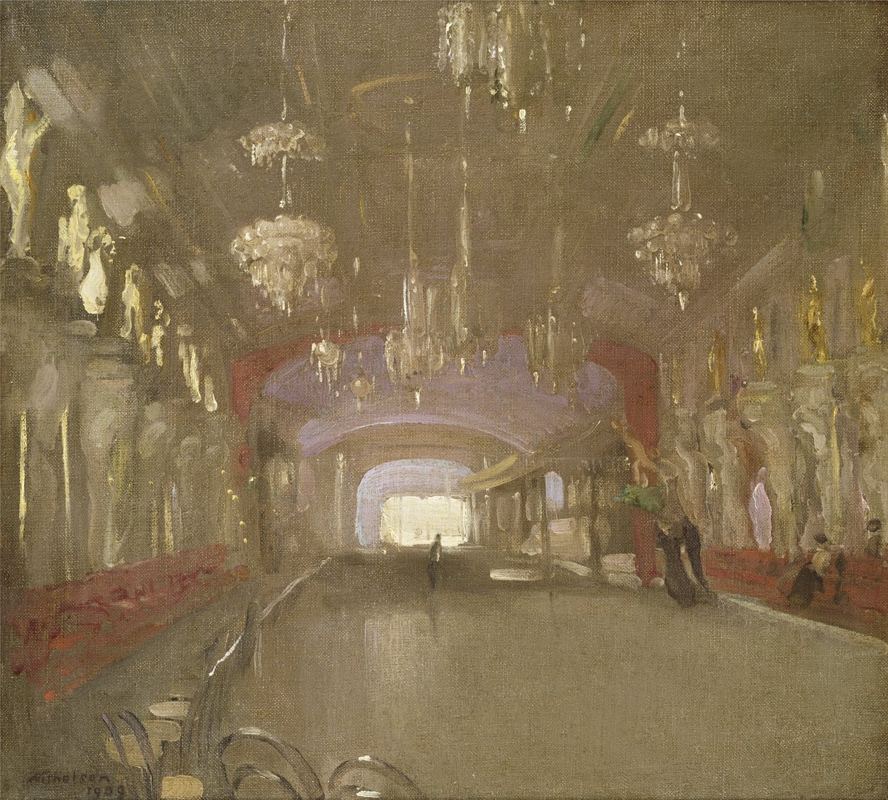 Deniz kenarındaki salon by William Nicholson