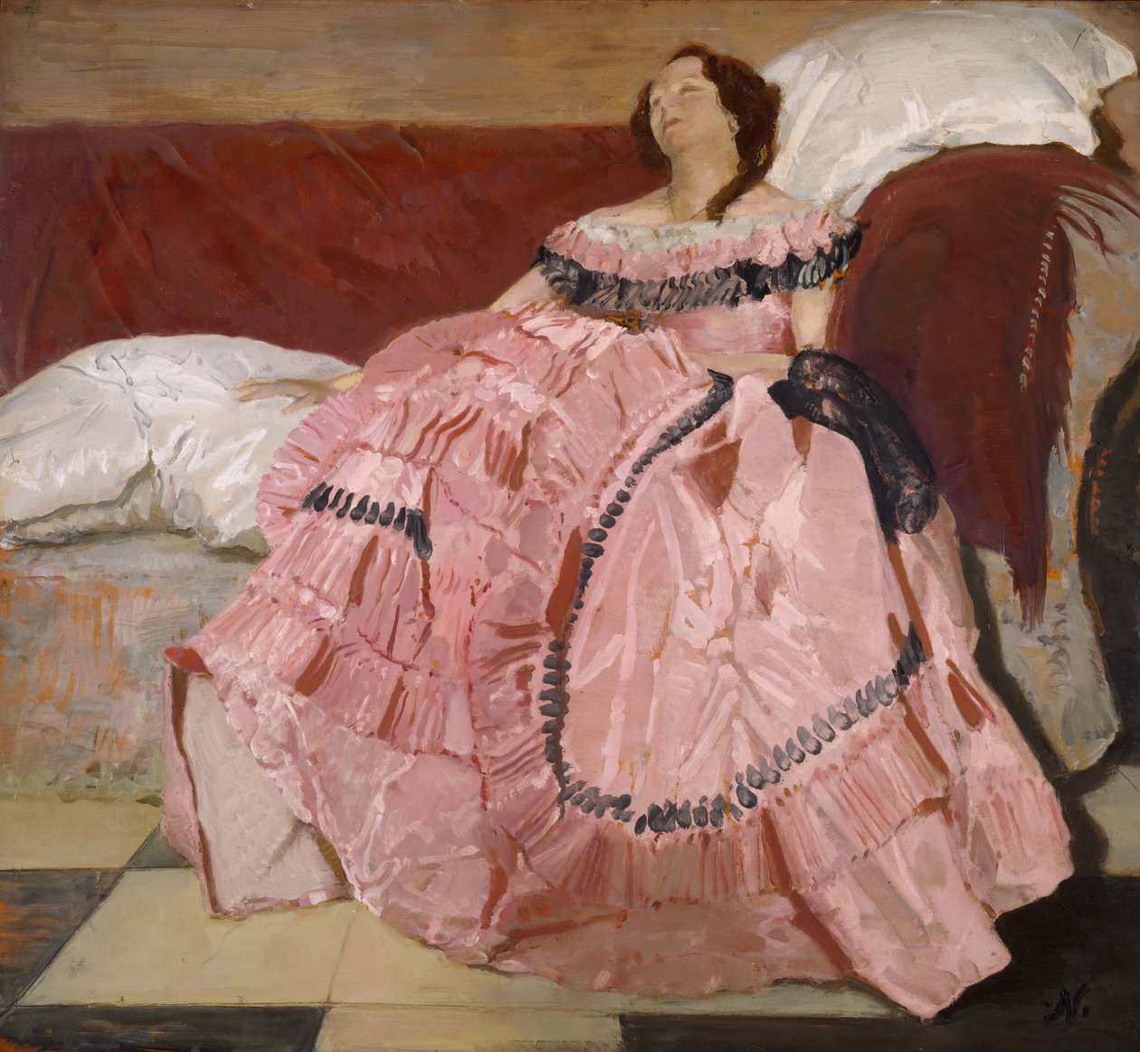 Pembe Elbise, 1935. by William Nicholson