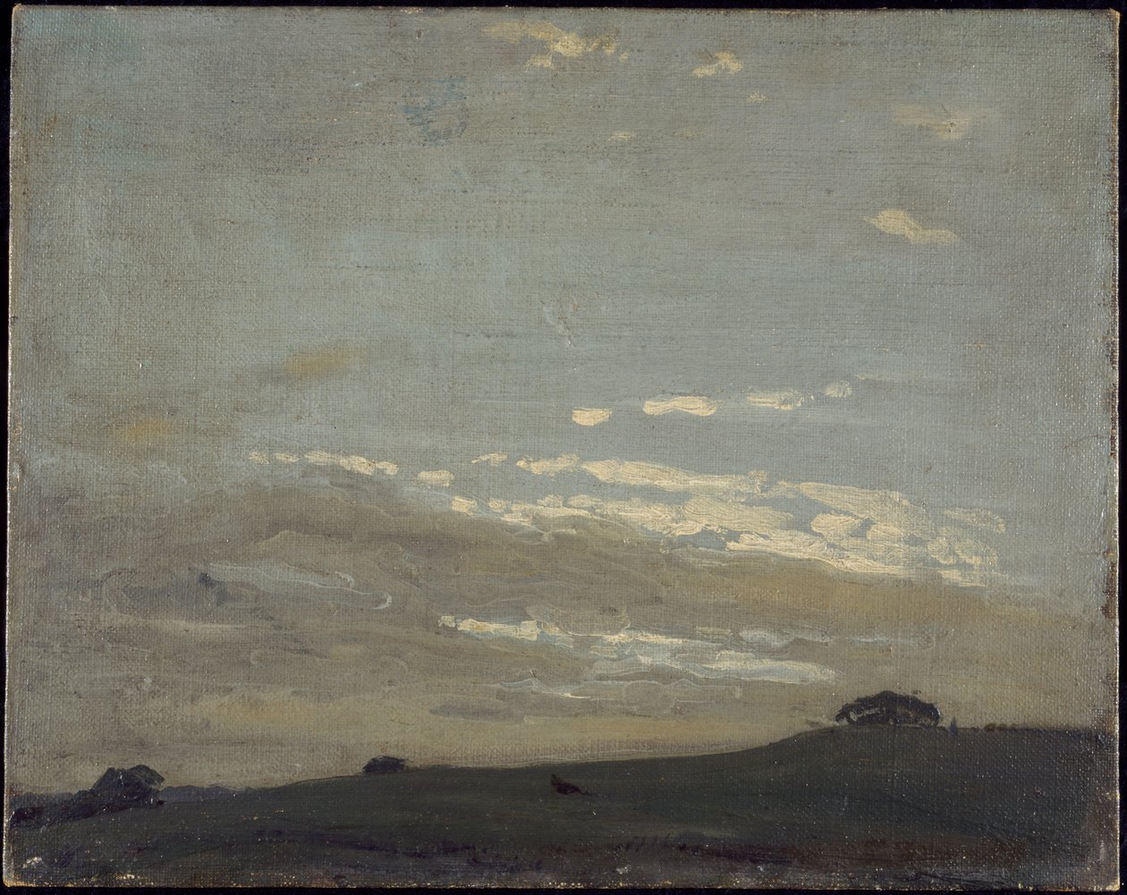 Gümüş Gün Batımı (gemiye serilmiş tuval üzerine yağlıboya) by William Nicholson
