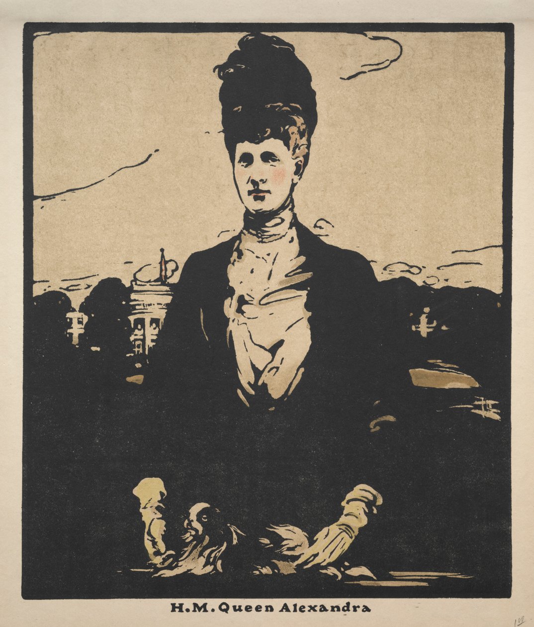 On İki Portre (İkinci Seri): HM Kraliçe Alexandra by William Nicholson