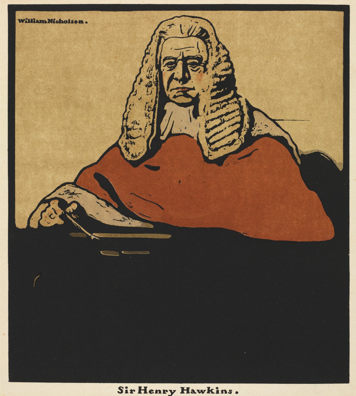 On İki Portre: Sir Henry Hawkins by William Nicholson