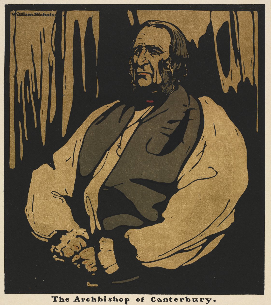 On İki Portre: Canterbury Başpiskoposu by William Nicholson