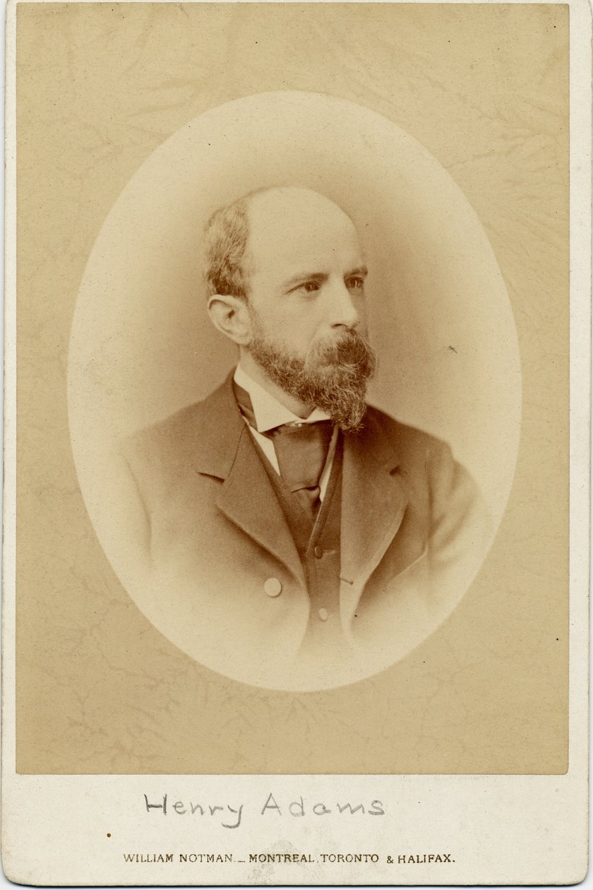 Henry Adams (1838-1918), Amerikalı Tarihçi (albüm fotoğrafı) by William Notman