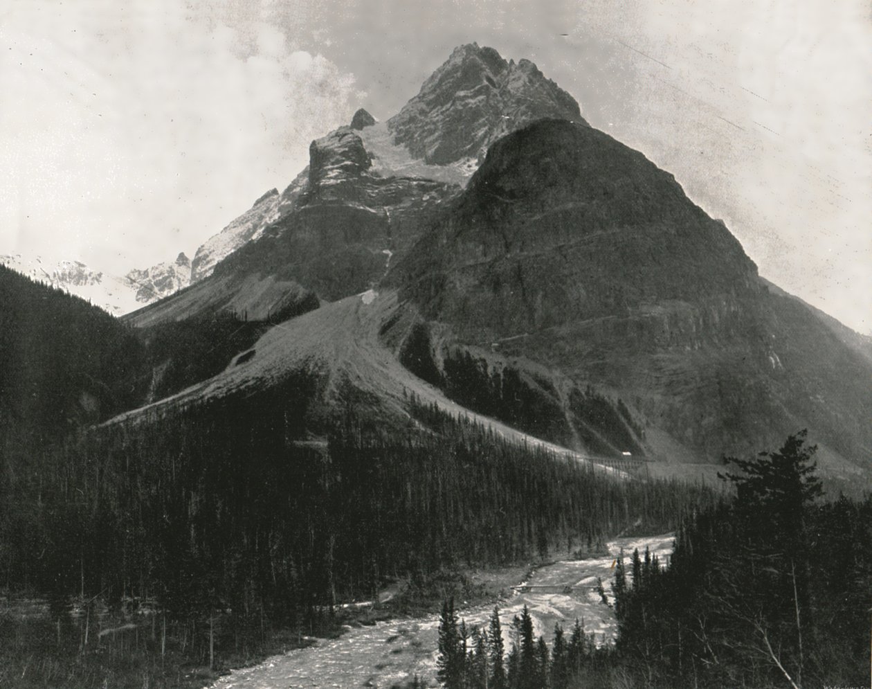 Rockies: Stephen Dağı, Kanada, 1895. by William Notman and Son