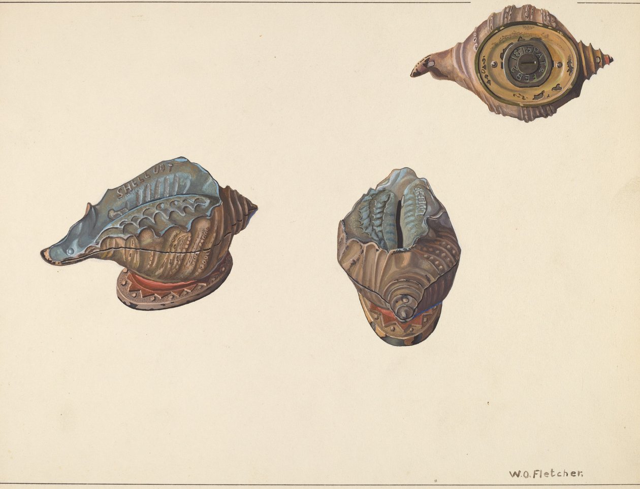 Shell Out Bankası, c. 1938. by William O. Fletcher