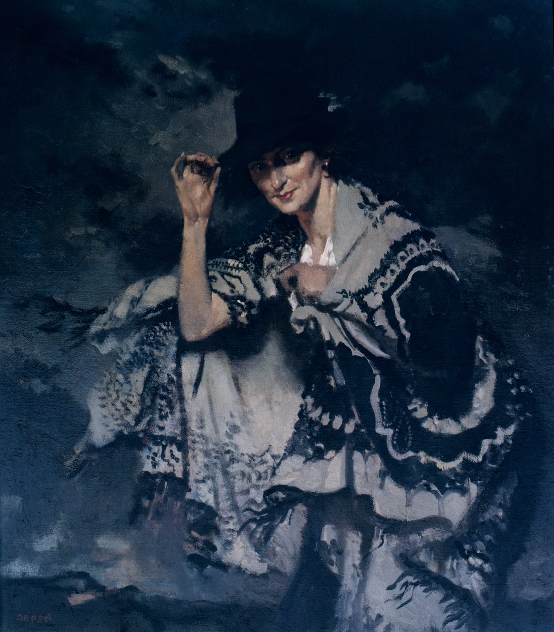 Bir Aran Adalısı (tuval üzerine yağlı boya) by William Orpen
