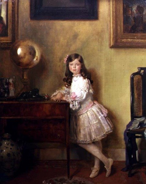 Bir İç Bayan Anne Harmsworth by William Orpen
