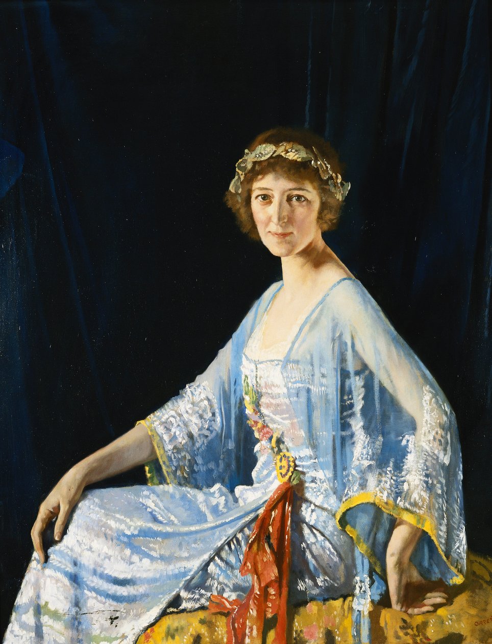 Bayan Georgina Davul, 1920 by William Orpen